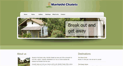 Desktop Screenshot of marlothichalets.co.za